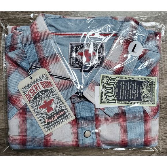 NWT DESERT SON Tifton by Dierks Bentley Flag & Anthem Vintage Snap Size‎ S - Picture 16 of 16